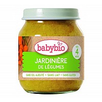 Baby Bio Зеленчуково пюре Градински зеленчуци 4+ 130 гр.