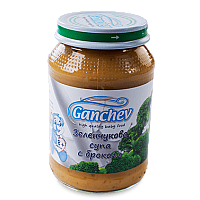 Ganchev Бебешка зеленчукова супа с броколи 8м+ 190 г