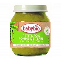 Baby Bio Зеленчуково пюре с грах 6+ 130 гр.