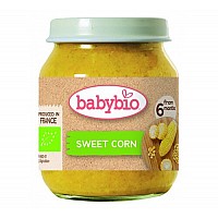 Baby Bio Зеленчуково пюре Сладка царевица 6+ 130 гр.