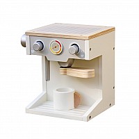 GingerHome Детска дървена кухня със звук, светлина и аксесоари Бяло/Сиво W10C493J