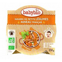 Baby Bio Меню с агнешко месо и зеленчуци 12+ 230 гр.